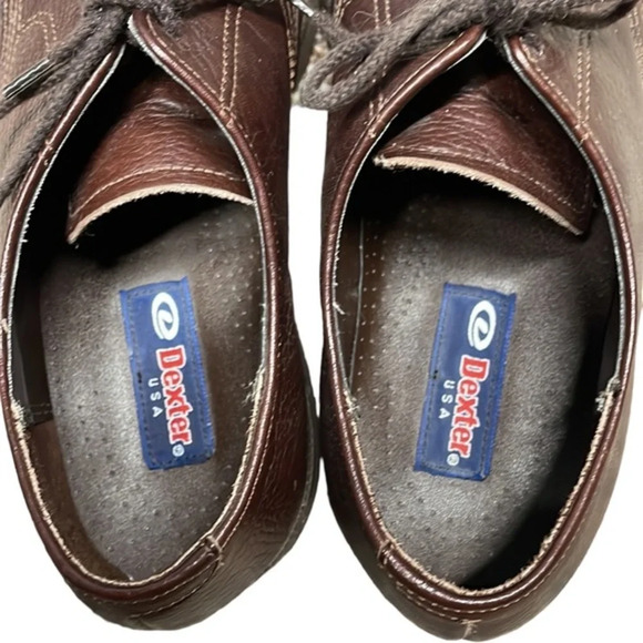 Men's Dexter Brown Dress Shoes‎ Size 10 - Picture 6 of 11